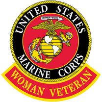 PATCH-USMC WOMAN VET