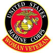 PATCH-USMC WOMAN VETERAN