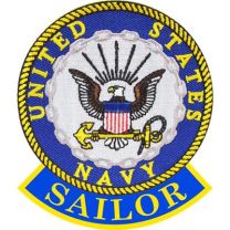 PATCH-USN LOGO,SAILOR