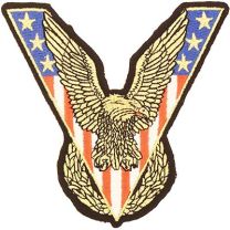 PATCH-VETERAN VICTORY EAGLE