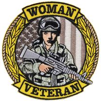 PATCH-WOMAN VETERAN,BDU