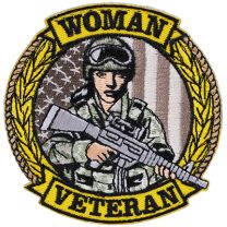 PATCH-WOMAN VETERAN,BDU