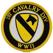 PATCH-WWII,ARMY,001ST CAV