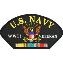 PATCH-WWII,HAT,USN,VET