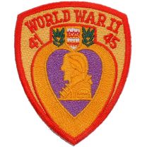 PATCH-WWII,PURPLE HEART