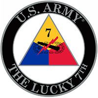 PIN-ARMY,007TH ARM.DIV.