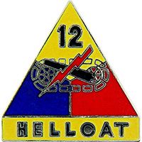 PIN-ARMY,012TH ARM.DIV.
