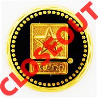 PIN-ARMY LOGO,STARS