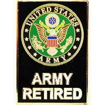 PIN-ARMY SYMBOL,RETIRED