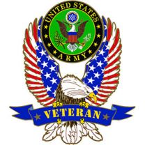 PIN-ARMY,VETERAN EAGLE