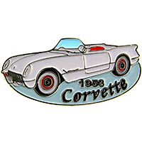 PIN-CAR,CORVETTE,'53,WH.