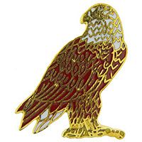 PIN-EAGLE,PERCHED