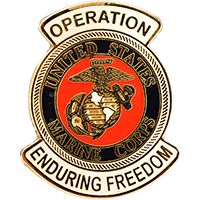 PIN-ENDUR.FREED,USMC LOGO
