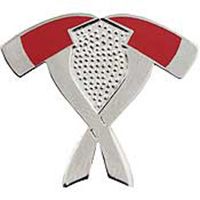 PIN-FIRE,AXES,CROSSED
