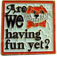 PIN-ARE WE HAVING FUN