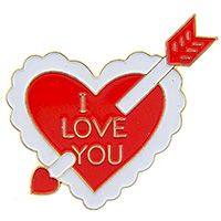 PIN-HEART,VALENTINE-
