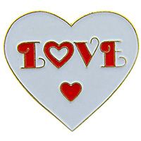 PIN-HOL,HEART,LOVE