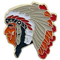 PIN-INDIAN,CHIEF