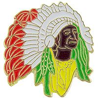 PIN-INDIAN,CHIEF