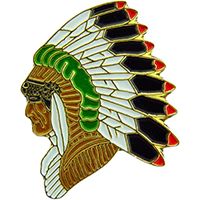 PIN-INDIAN,CHIEF