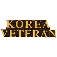 PIN-KOREA,SCR,VETERAN