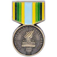 PIN-MEDAL,ARMED FORCE.SVC