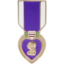PIN-MEDAL,PURPLE HEART,LG