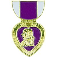PIN-MEDAL,PURPLE HEART