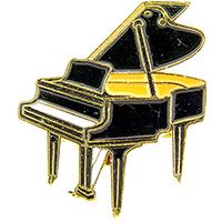 PIN-MUSIC,PIANO,GRAND,BLK