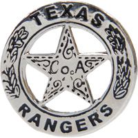PIN-POL,BDG,TX,RANGER(SILVER)