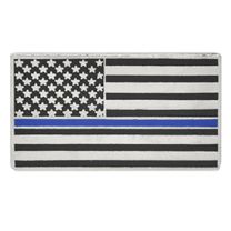 PIN-POL,BLUE LINE,HONOR FLAG