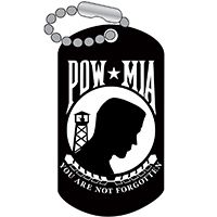 PIN-POW*MIA,DOG TAG