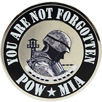 PIN-POW*MIA,NEVER FORGET