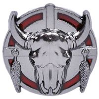 PIN-STEER SKULL,CIR.