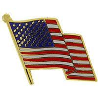 PIN-USA FLAG,WAVY,II
