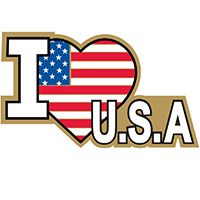 PIN-USA,I LOVE USA
