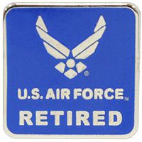 PIN-USAF RETIRED,SYMBOL