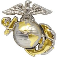 PIN-USMC,EMBLEM,B2, RIGHT