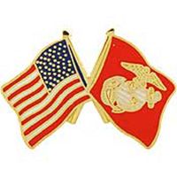 PIN-USMC,FLAG,USA/USMC