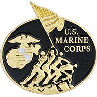PIN-USMC,IWO JIMA,LOGO