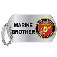 PIN-USMC LOGO,BROTHER