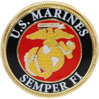 PIN-USMC LOGO,SEMPER FI