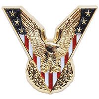 PIN-VETERAN,VICTORY EAGLE