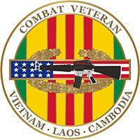 PIN-VIET,COMBAT VET,CIB