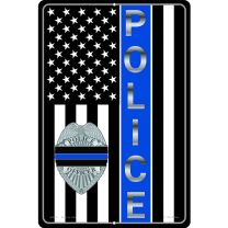 SIGN-POLICE,BLUE LINE