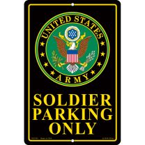 SIGN-U.S.ARMY,PARKING