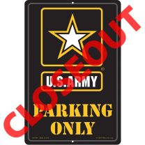 SIGN-U.S.ARMY,PARKING