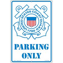 SIGN-U.S.COAST GUARD,PARKING