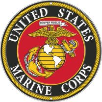 SIGN-U.S.MARINES LOGO