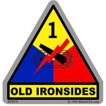 STICKER-U.S. ARMY,001ST ARM